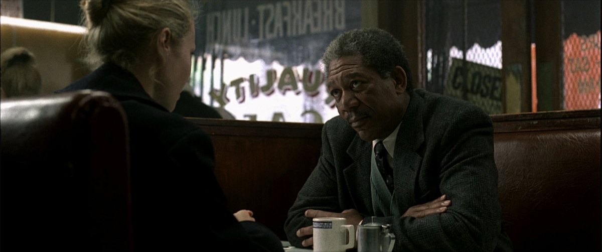 Seven: The Gwyneth Paltrow and Morgan Freeman diner scene may be its most pivotal moment